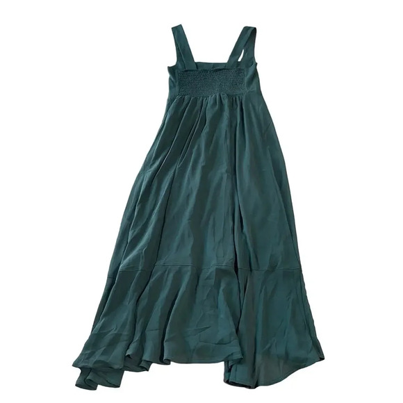 NWOT SMY MuMu Claire Midi Dress Size Medium Deep Emerald Luxe Satin Wedding - Picture 9 of 9